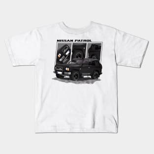 Nissan Patrol Off-Road Car JDM Kids T-Shirt